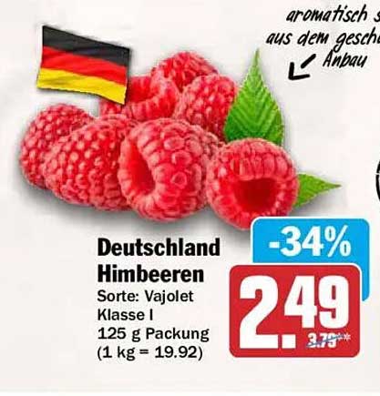 Deutschland Himbeeren