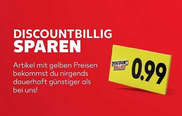 DISCOUNTBILLIG SPAREN