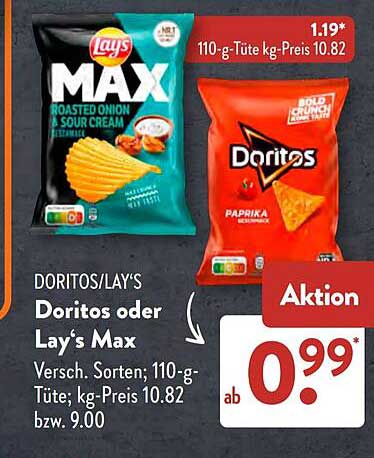Doritos oder Lay’s Max