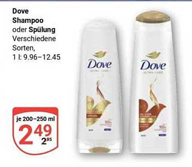 Dove Shampoo oder Spülung Verschiedene Sorten, 1 l 9.96–12.45