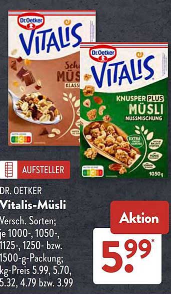 Dr. Oetker Vitalis-Müsli