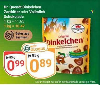 Dr. Quendt Dinkelchen Zartbitter oder Vollmilch Schokolade
