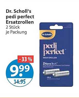 Dr. Scholl’s pedi perfect Ersatzrollen 2 Stück je Packung