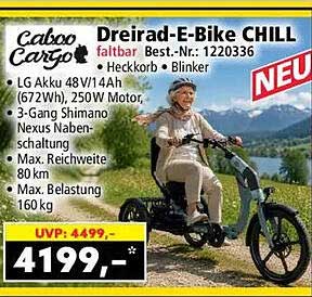 Dreirad-E-Bike CHILL