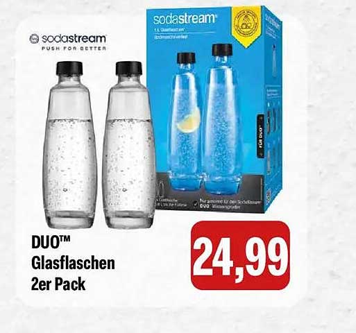 DUO™ Glasflaschen 2er Pack