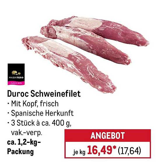 Duroc Schweinefilet