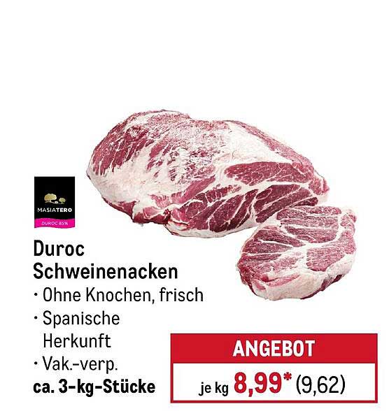 Duroc Schweinenacken