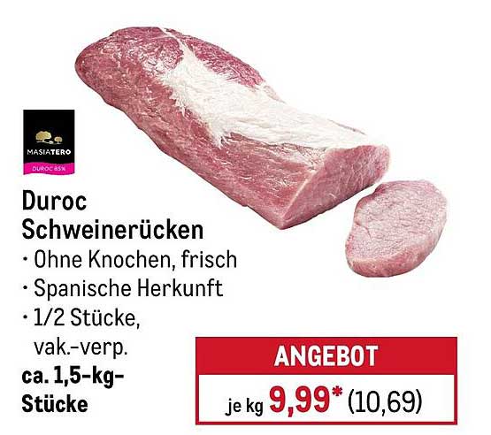 Duroc Schweinerücken