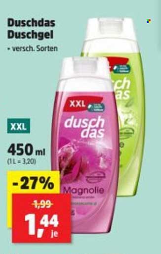 Duschdas Duschgel • versch. Sorten