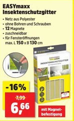 EASYmaxx Insektenschutzgitter
