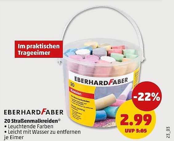 Eberhard Faber 20 Straßenmalkreiden*