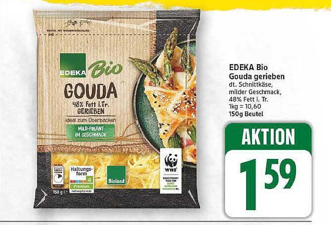EDEKA Bio Gouda gerieben