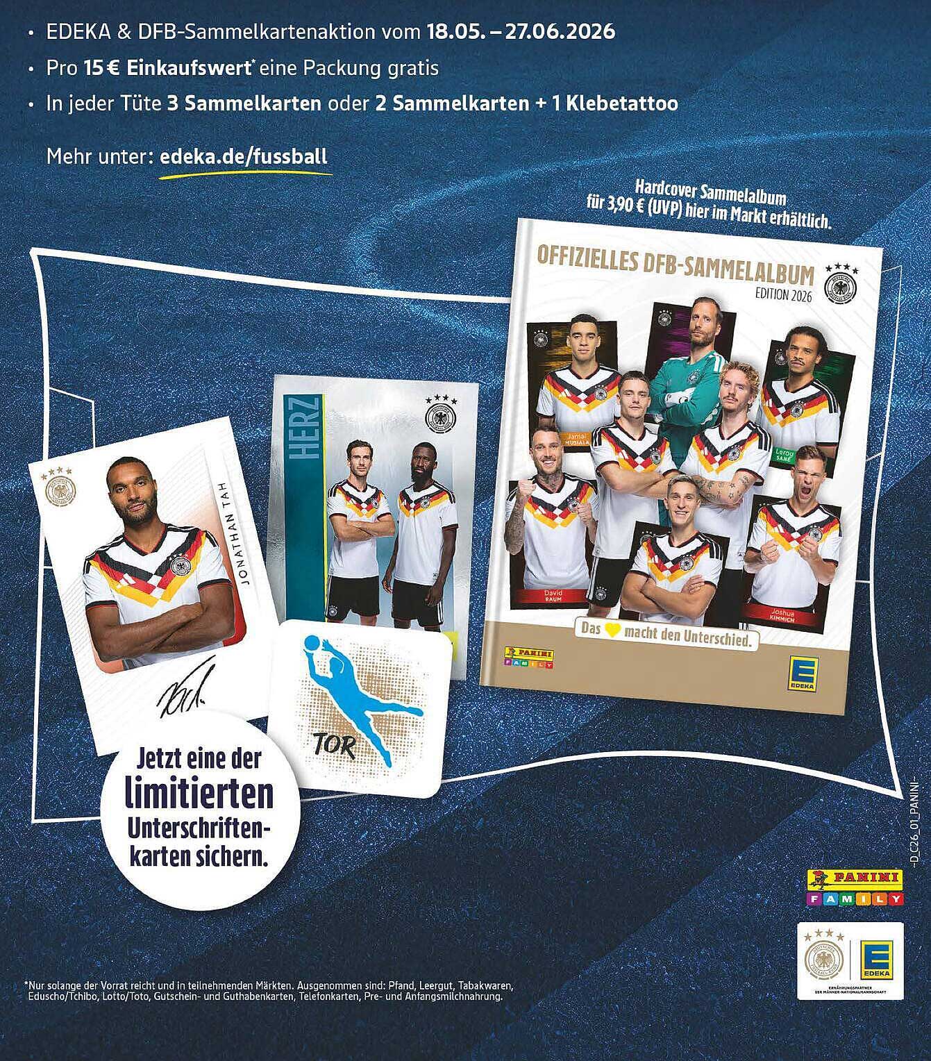 EDEKA & DFB-Sammelkartenaktion vom 18.05. – 27.06.2026