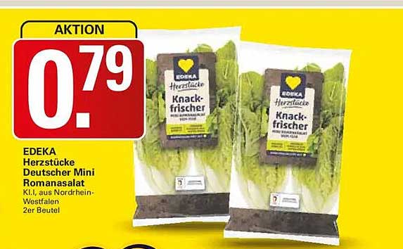 EDEKA Herzstücke Deutscher Mini Romana Salat