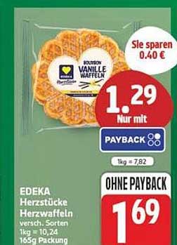 EDEKA Herzstücke Herzwaffeln