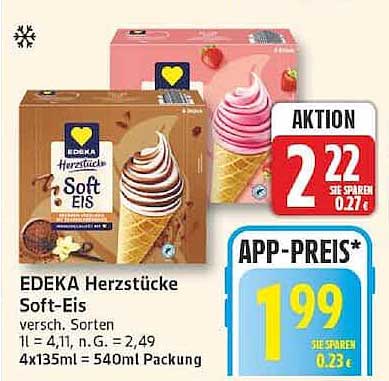 EDEKA Herzstücke Soft-Eis