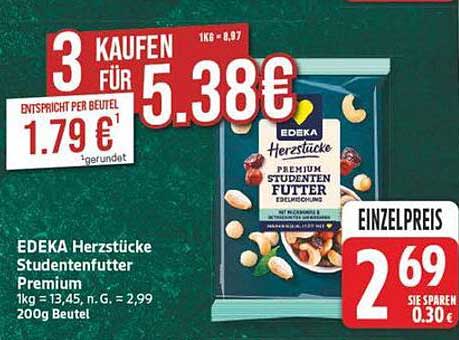 EDEKA Herzstücke Studentenfutter Premium