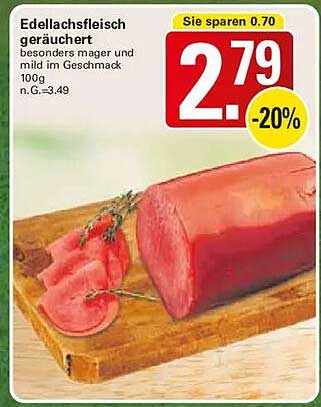 Edellachsfleisch geräuchert