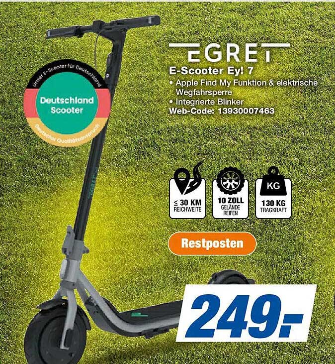 EGRET E-Scooter Ey! 7