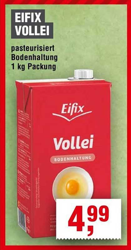 EIFIX VOLLEI pasteurisiert Bodenhaltung 1 kg Packung