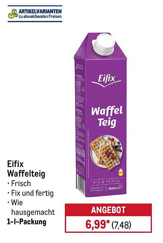 Eifix Waffelteig