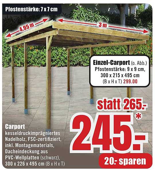 Einzel-Carport (0 Abb.)