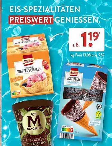 EIS-SPEZIALITÄTEN PREISWERT GENIESSEN.