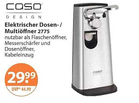 Elektrischer Dosen-/Multiöffner 2775