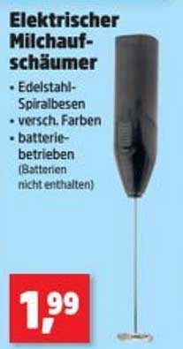 Elektrischer Milchaufschäumer