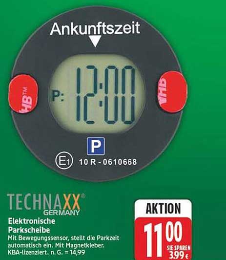 Elektronische Parkscheibe