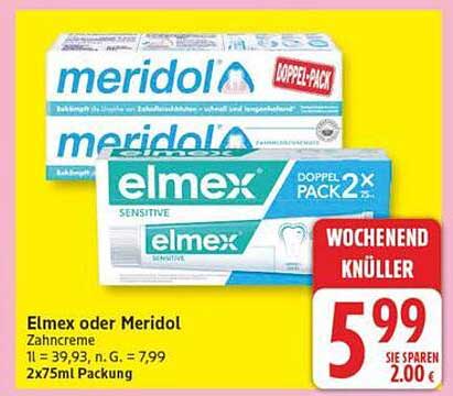 Elmex oder Meridol Zahnpasta
