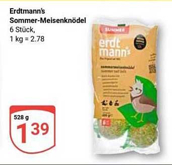 Erdtmann's Sommer-Meisenknödel 6 Stück, 1 kg = 2.78