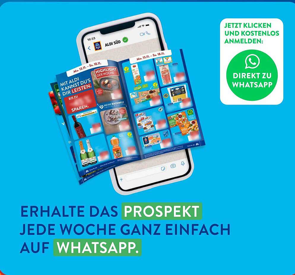ERHALTE DAS PROSPEKT JEDEN WOCHE GANZ EINFACH AUF WHATSAPP.
