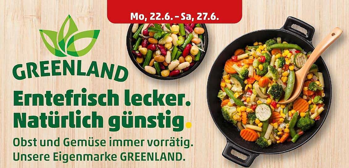 Erntefrisch lecker. Natürlich günstig.