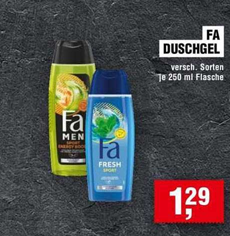 FA DUSCHGEL versch. Sorten je 250 ml Flasche