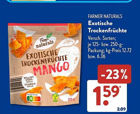 FARMER NATURALS Exotische Trockenfrüchte