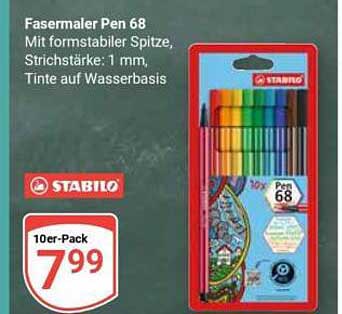 Fasermaler Pen 68