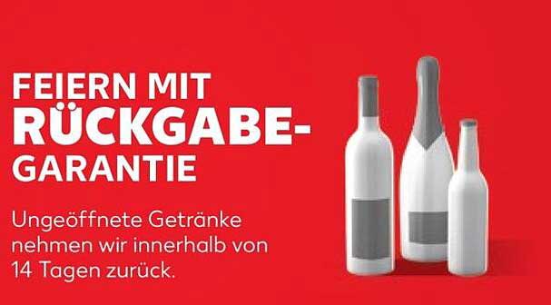 FEIERN MIT RÜCKGABE-GARANTIE