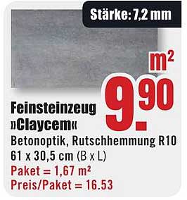 Feinsteinzeug »Claycem«