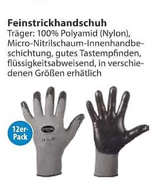 Feinstrickhandschuh
