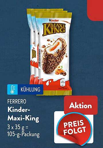 FERRERO Kinder-Maxi-King 3 x 35 g = 105-g-Packung