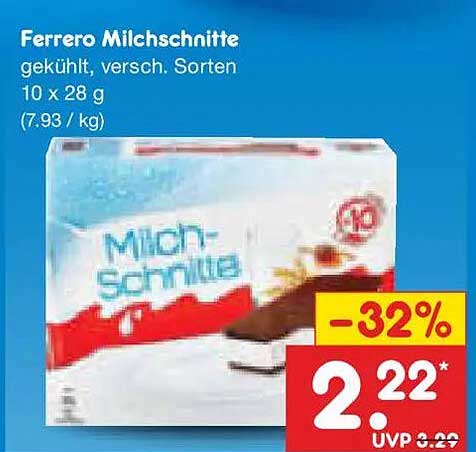 Ferrero Milchschnitte