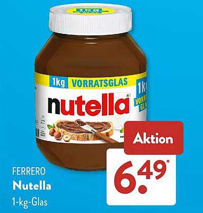 FERRERO Nutella 1-kg-Glas