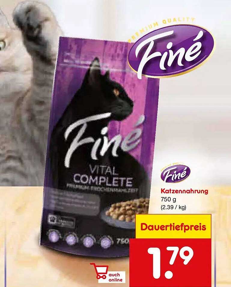 Fine Katzennahrung 750 g