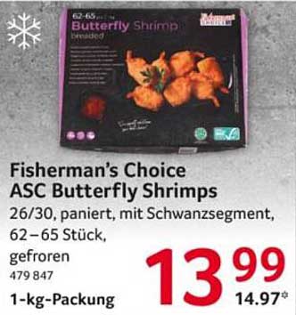 Fisherman’s Choice ASC Butterfly Shrimps