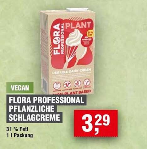 FLORA PROFESSIONAL PFLANZLICHE SCHLAGCREME