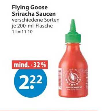 Flying Goose Sriracha Saucen verschiedene Sorten je 200-ml-Flasche