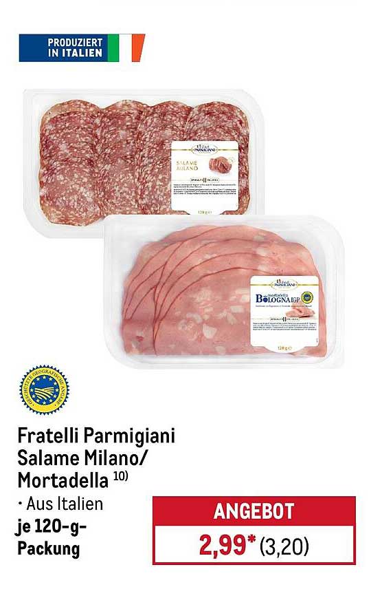 Fratelli Parmigiani Salame Milano/ Mortadella