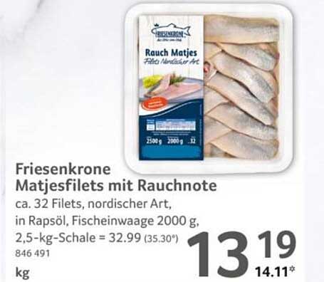 Friesenkrone Matjesfilets mit Rauchnote