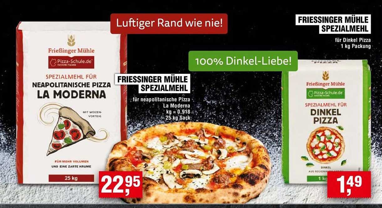 FRIESSINGER MÜHLE SPEZIALMEHL für neapolitanische Pizza La Moderna kg = 0,918 25 kg Sack
